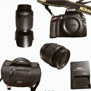 Nikon D3200 Pack 55-100mm lens and 30-85mm lens